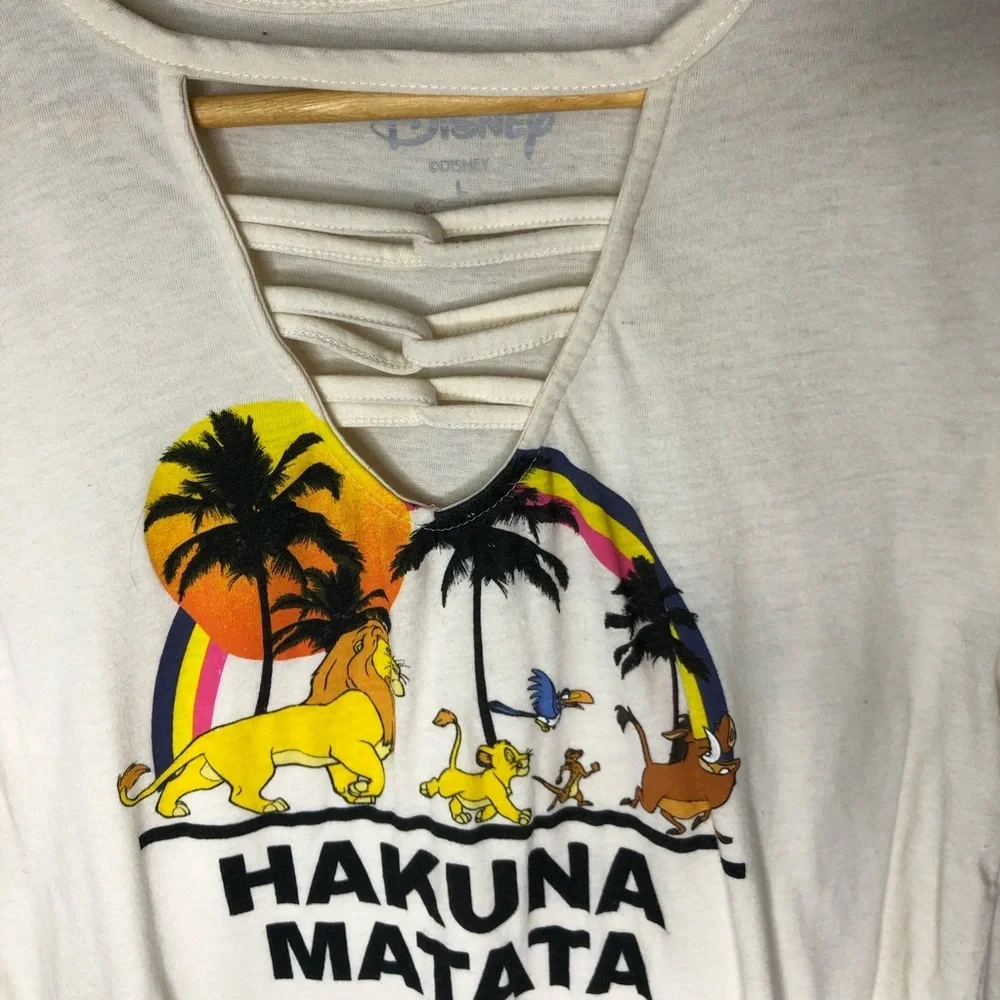 Disney The Lion King Hakuna Matata Strappy T-shirt - Picture 3 of 5
